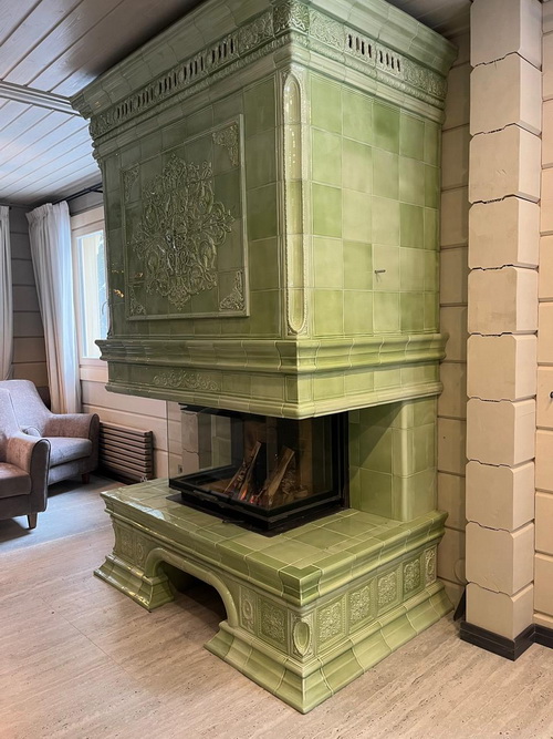 Изразцовый камин Versailles Verde