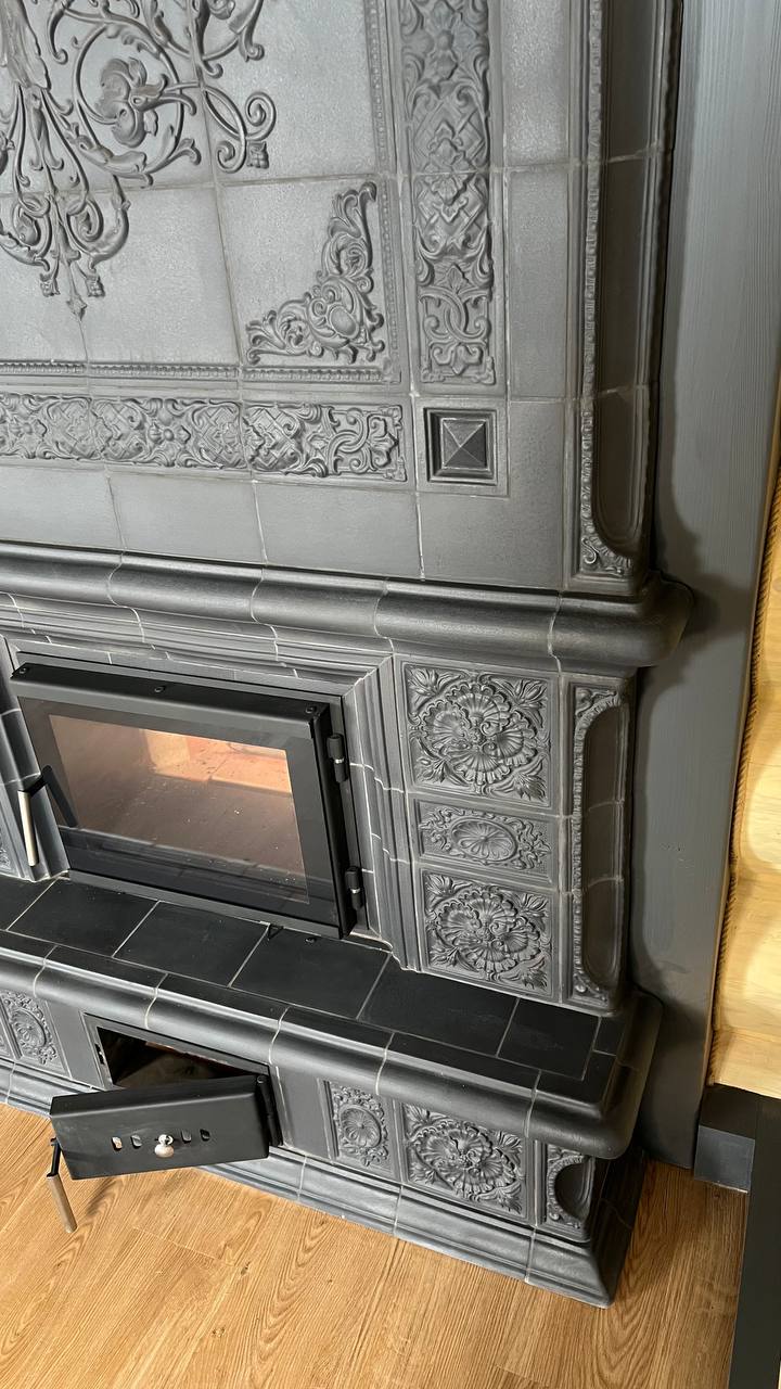 Изразцовая печь "Black onyx"